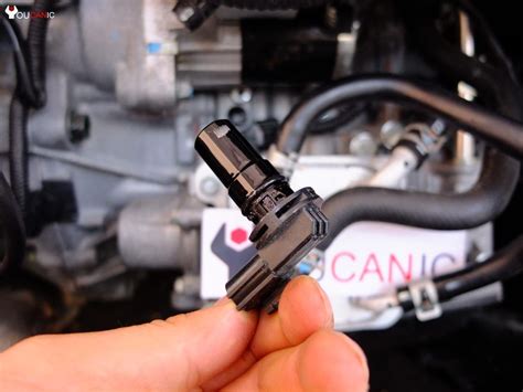 Use a 10mm socket and an extension to unbolt it. . Nissan cvt transmission speed sensor location